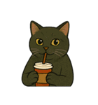 食べるねこ（個別スタンプ：19）