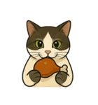食べるねこ（個別スタンプ：22）