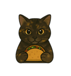 食べるねこ（個別スタンプ：23）