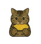 食べるねこ（個別スタンプ：30）