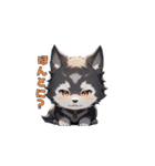 疾風のオオカミ（個別スタンプ：12）