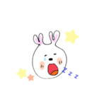 ハート耳うさぎのスタンプ（個別スタンプ：10）