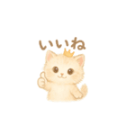 ふわふわ猫タイム（個別スタンプ：5）