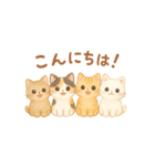 ふわふわ猫タイム（個別スタンプ：6）