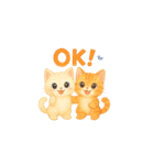 ふわふわ猫タイム（個別スタンプ：7）