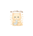 ふわふわ猫タイム（個別スタンプ：25）