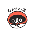 ほっかむりハチワレの顔だけスタンプ（個別スタンプ：14）