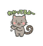 しっぽぐるぐるネコの日常スタンプ（個別スタンプ：25）