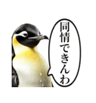 全否定するコウテイペンギン（個別スタンプ：2）