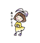 おかっぱ頭のバニーちゃん5（個別スタンプ：11）
