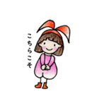 おかっぱ頭のバニーちゃん5（個別スタンプ：15）