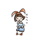 おかっぱ頭のバニーちゃん5（個別スタンプ：23）