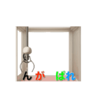 クレーンで文字運び Vol.1（個別スタンプ：10）