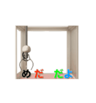 クレーンで文字運び Vol.1（個別スタンプ：13）