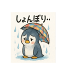 傘さすペンギン（個別スタンプ：25）