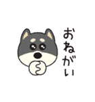 しばいぬさん（黒）（個別スタンプ：10）