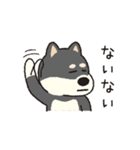 しばいぬさん（黒）（個別スタンプ：32）