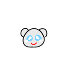 細かく使い分けができる泣きっこぐま（個別スタンプ：1）