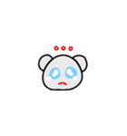 細かく使い分けができる泣きっこぐま（個別スタンプ：17）