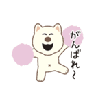 しばいぬさん（白）（個別スタンプ：19）