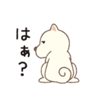 しばいぬさん（白）（個別スタンプ：28）