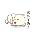 しばいぬさん（白）（個別スタンプ：34）