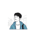どこにいるの？世界の友だちパック（個別スタンプ：11）