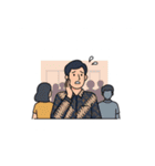 どこにいるの？世界の友だちパック（個別スタンプ：19）