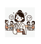 どこにいるの？世界の友だちパック（個別スタンプ：36）