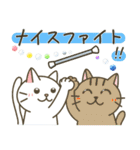 バトントワリング！連絡用〈白猫〉（個別スタンプ：25）