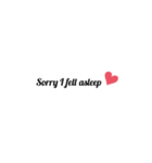 英字 シンプル文字 英単語 ハート 40（個別スタンプ：19）