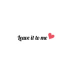 英字 シンプル文字 英単語 ハート 40（個別スタンプ：24）
