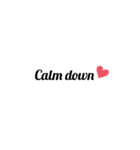 英字 シンプル文字 英単語 ハート 40（個別スタンプ：26）
