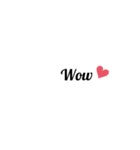 英字 シンプル文字 英単語 ハート 40（個別スタンプ：27）