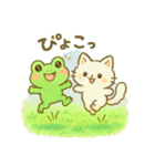 梅雨だよ♪カエルさんスタンプ2（個別スタンプ：32）