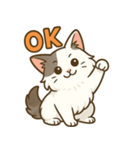 ノルウェージャンフォレストキャット猫（個別スタンプ：2）