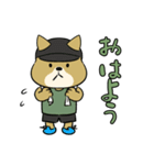 陸上自衛隊・ゆるっと柴犬三曹2（個別スタンプ：12）
