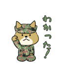 陸上自衛隊・ゆるっと柴犬三曹2（個別スタンプ：22）