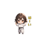 武闘魂の少女（個別スタンプ：4）