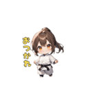 武闘魂の少女（個別スタンプ：5）