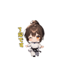 武闘魂の少女（個別スタンプ：9）