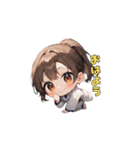 武闘魂の少女（個別スタンプ：17）