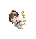 武闘魂の少女（個別スタンプ：18）