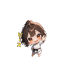 武闘魂の少女（個別スタンプ：19）