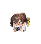 武闘魂の少女（個別スタンプ：23）