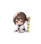 武闘魂の少女（個別スタンプ：24）