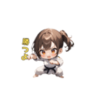 武闘魂の少女（個別スタンプ：28）