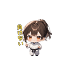武闘魂の少女（個別スタンプ：30）