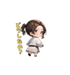 武闘魂の少女（個別スタンプ：33）