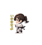 武闘魂の少女（個別スタンプ：36）